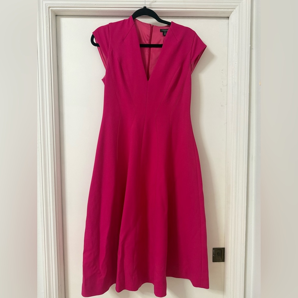 Karen Millen Fuchsia Midi Dress